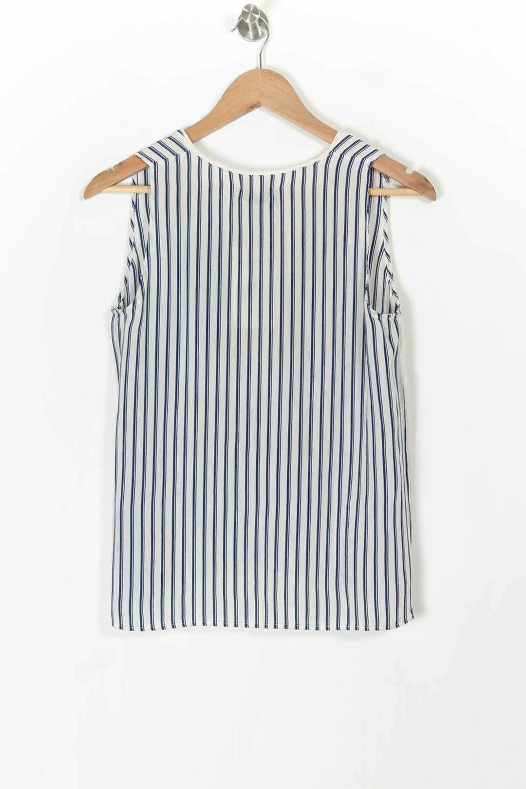 Blouse Sans Manches Blanc et Bleu - Taille S/36 de la marque The Kooples | PARAD85222 - Vendu par Paradigme - Image 4
