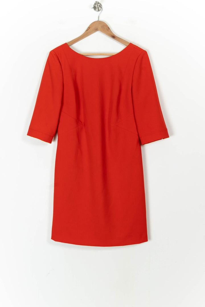 Robe Droite Rouge - Taille XL/42 de la marque Caroll | PARAD85236 - Vendu par Paradigme - Image 2