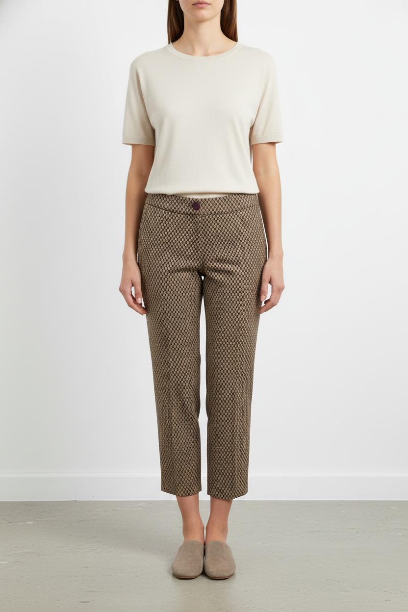 Pantalon Marron et Noir - Taille M/38 de la marque La Fée Maraboutée | PARAD85238 - Vendu par Paradigme - Image 1