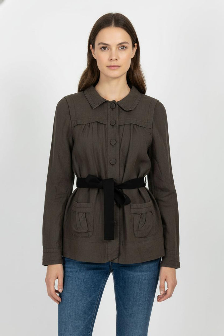 Veste Marron et Noire - Taille S/36 de la marque Comptoir des Cotonniers | PARAD85246 - Vendu par Paradigme - Image 1