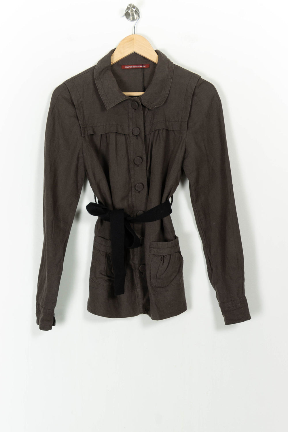 Veste Marron et Noire - Taille S/36 de la marque Comptoir des Cotonniers | PARAD85246 - Vendu par Paradigme - Image 2