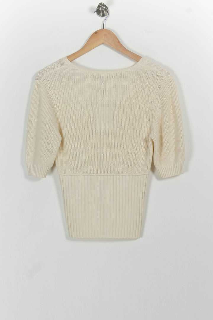 Pull Blanc - Taille M/38 de la marque Des petits hauts | PARAD85315 - Vendu par Paradigme - Image 4