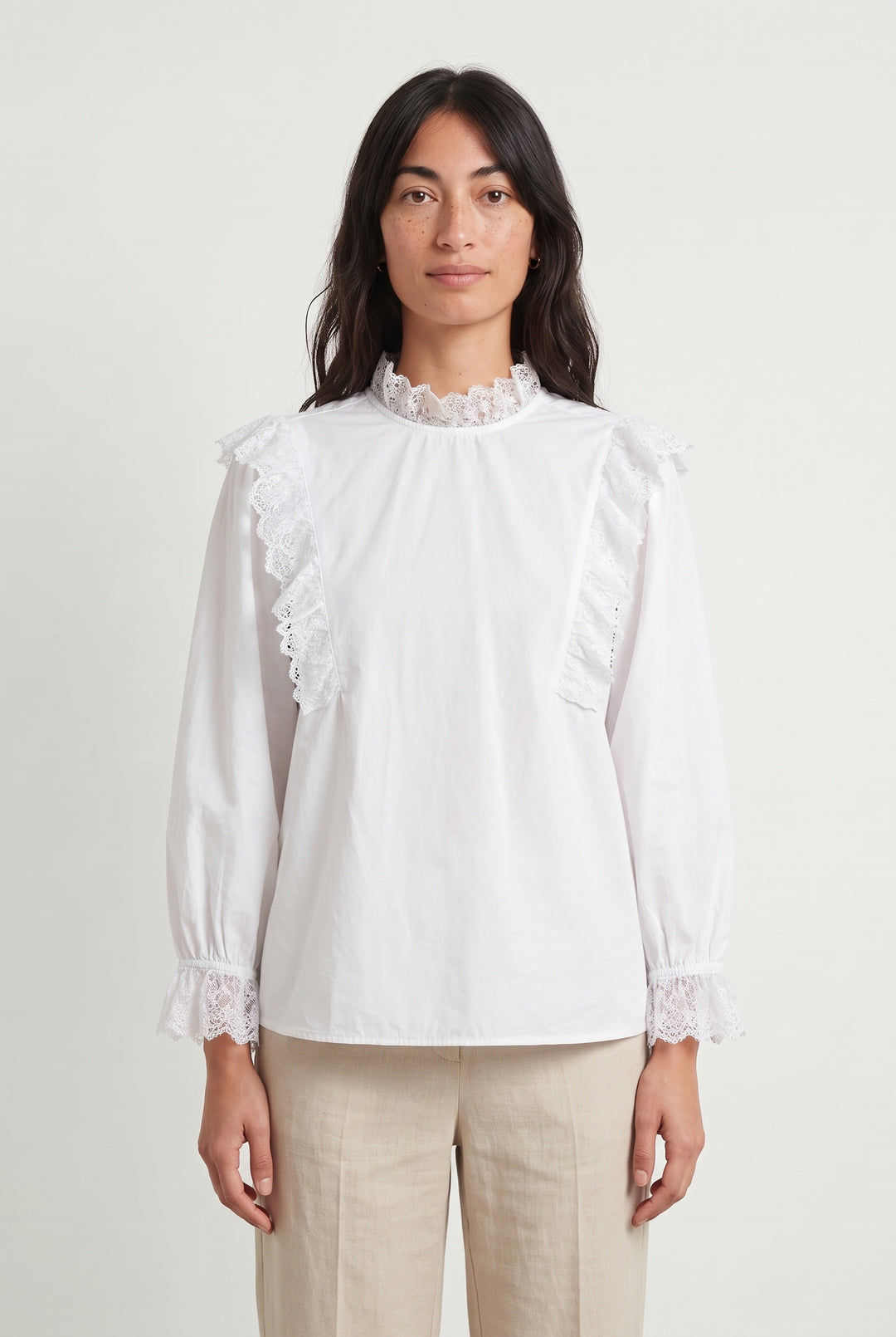 Blouse Blanche - Taille S/36 de la marque Sandro | PARAD85316 - Vendu par Paradigme - Image 1