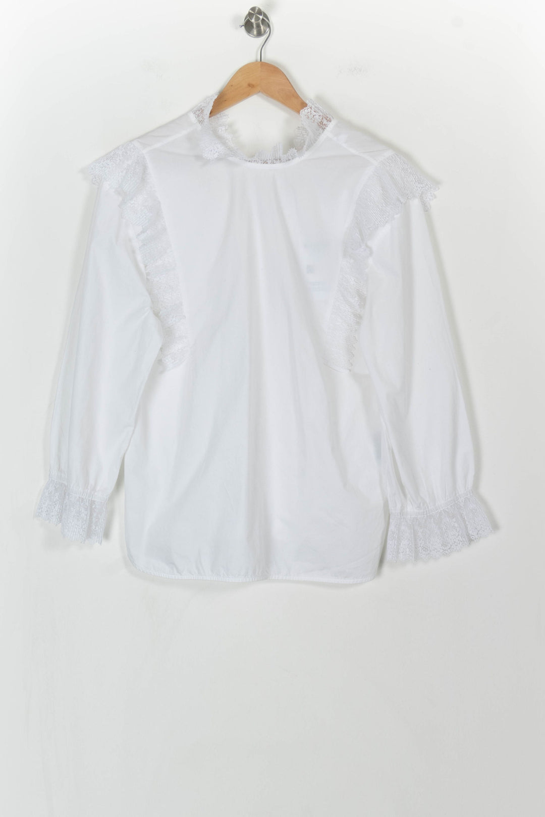Blouse Blanche - Taille S/36 de la marque Sandro | PARAD85316 - Vendu par Paradigme - Image 2