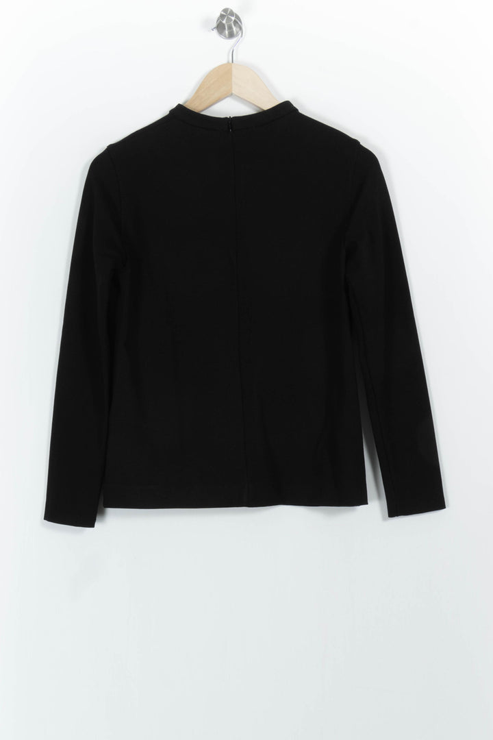 Sweatshirt Noir - Taille L/40 de la marque Sandro | PARAD85317 - Vendu par Paradigme - Image 4