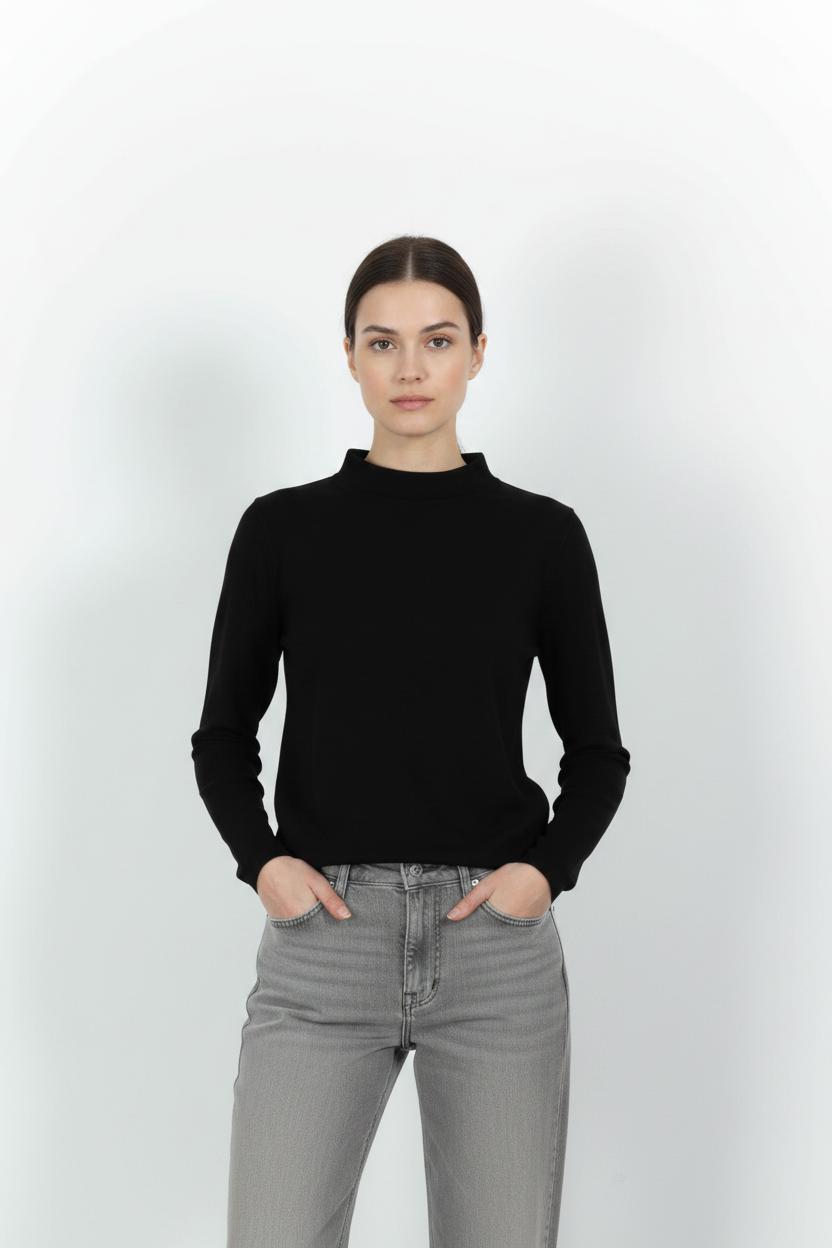 Sweatshirt Noir - Taille L/40 de la marque Sandro | PARAD85317 - Vendu par Paradigme - Image 1