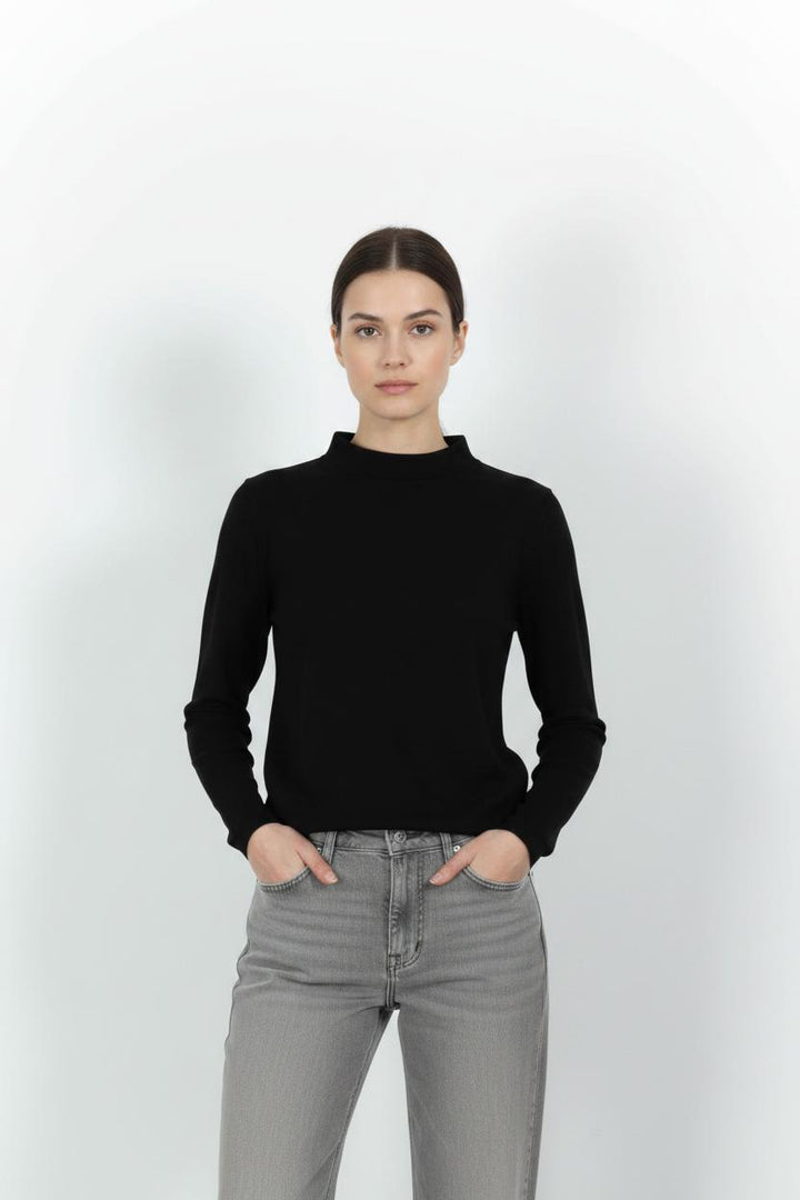 Sweatshirt Noir - Taille L/40 de la marque Sandro | PARAD85317 - Vendu par Paradigme - Image 1