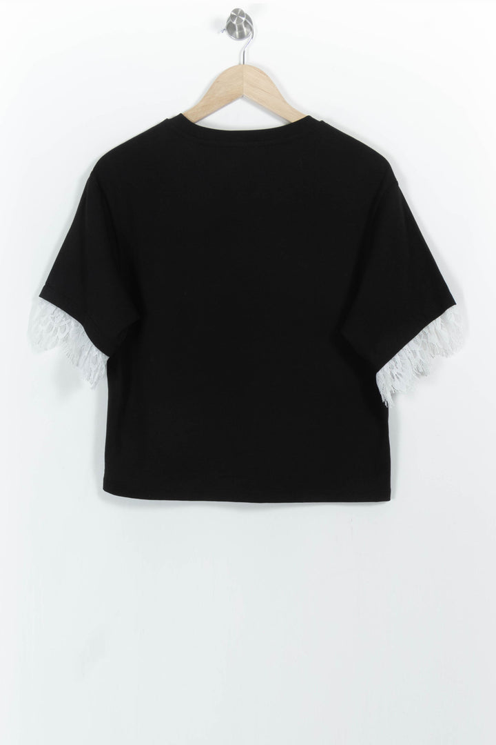 T-shirt noir et blanc - Taille M/38 de la marque The Kooples | PARAD85318 - Vendu par Paradigme - Image 4