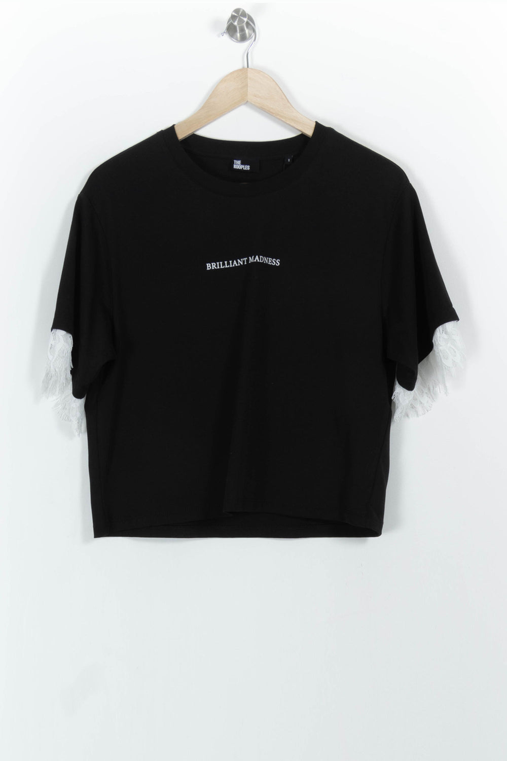 T-shirt noir et blanc - Taille M/38 de la marque The Kooples | PARAD85318 - Vendu par Paradigme - Image 2