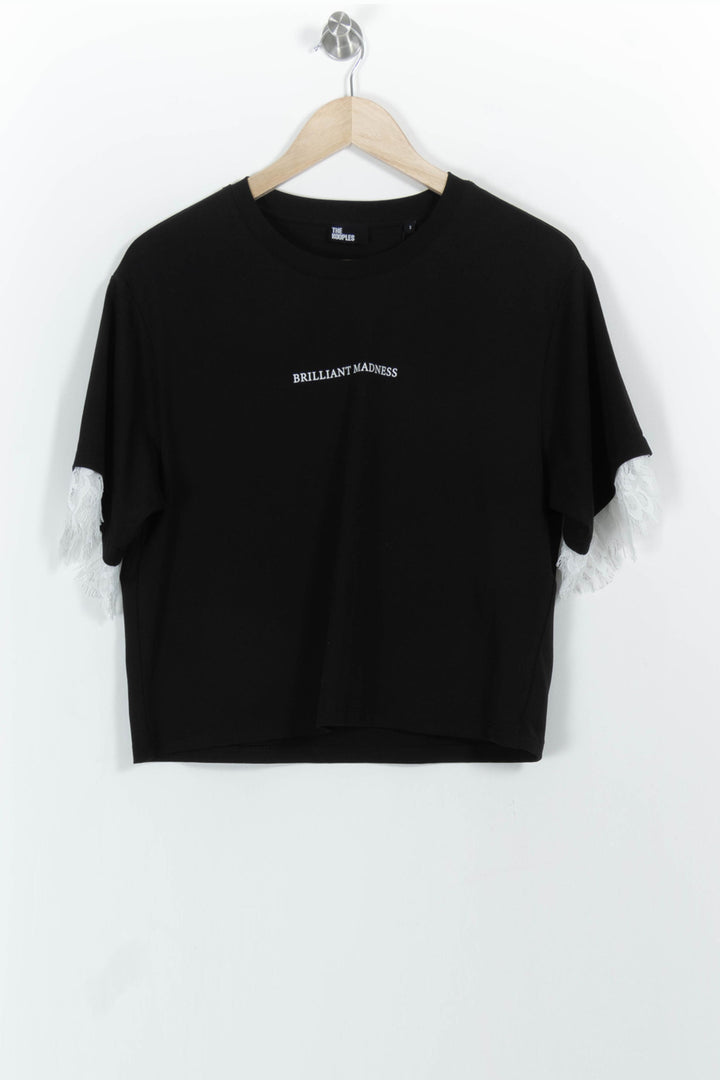 T-shirt noir et blanc - Taille M/38 de la marque The Kooples | PARAD85318 - Vendu par Paradigme - Image 2