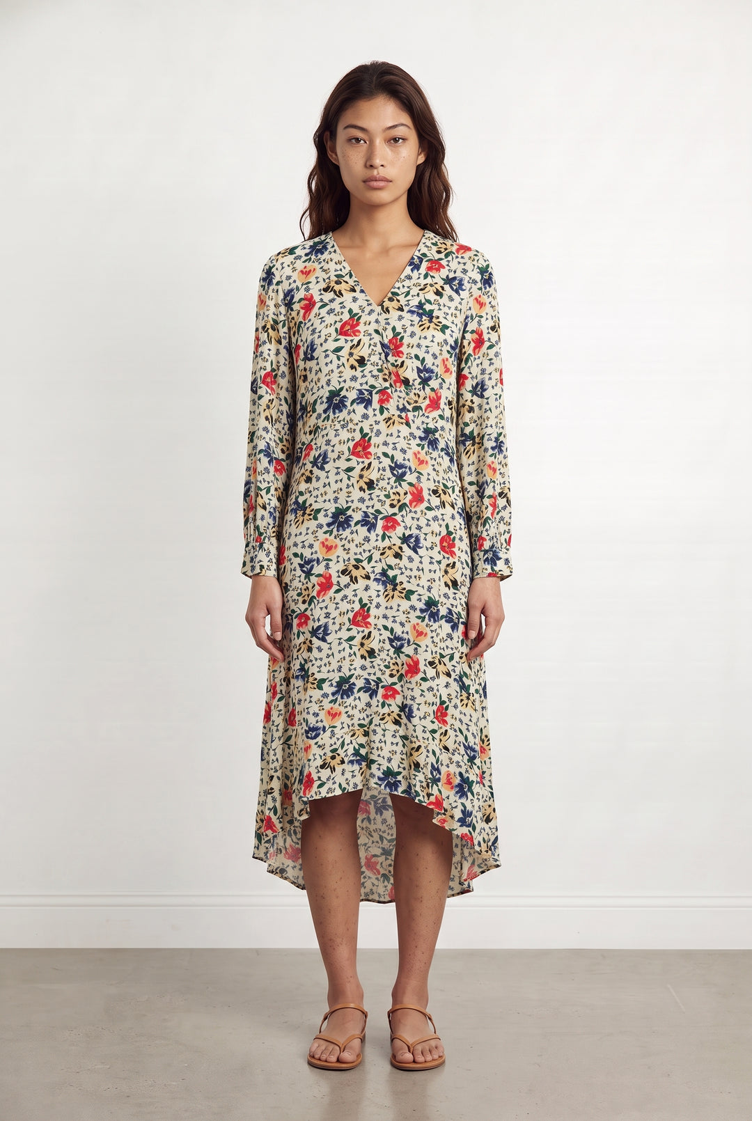 Robe Longue Multicolore - Taille M/38 de la marque ba&sh | PARAD85329 - Vendu par Paradigme - Image 1