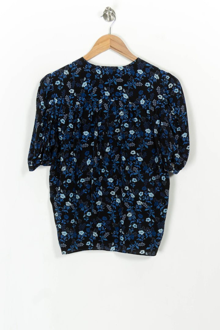 Blouse Noire et Bleue - Taille S/36 de la marque The Kooples | PARAD85335 - Vendu par Paradigme - Image 4