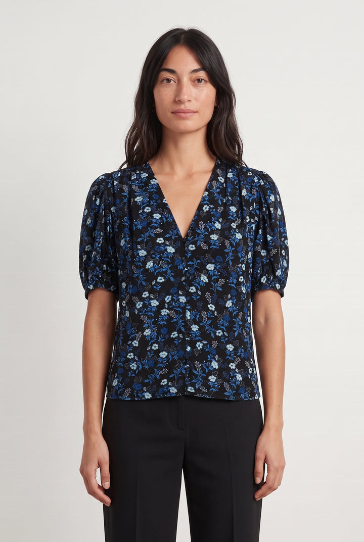 Blouse Noire et Bleue - Taille S/36 de la marque The Kooples | PARAD85335 - Vendu par Paradigme - Image 1