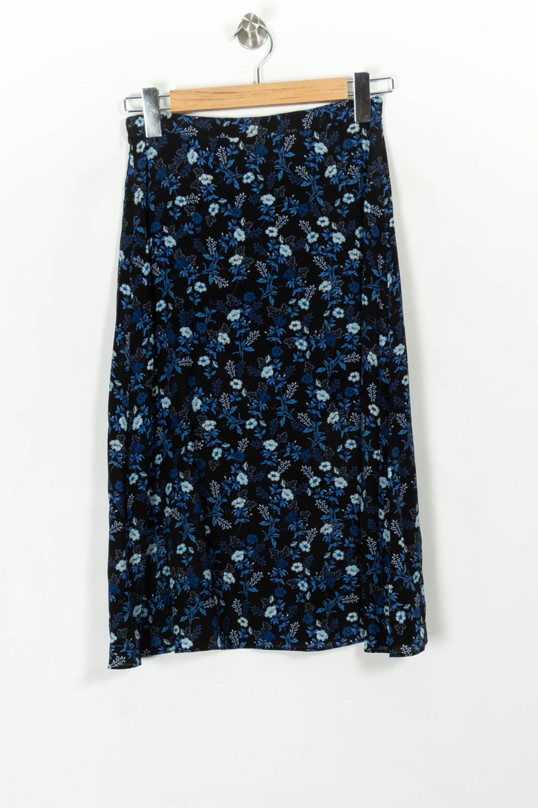 Jupe Midi Noire et Bleue - Taille S/36 de la marque The Kooples | PARAD85336 - Vendu par Paradigme - Image 4