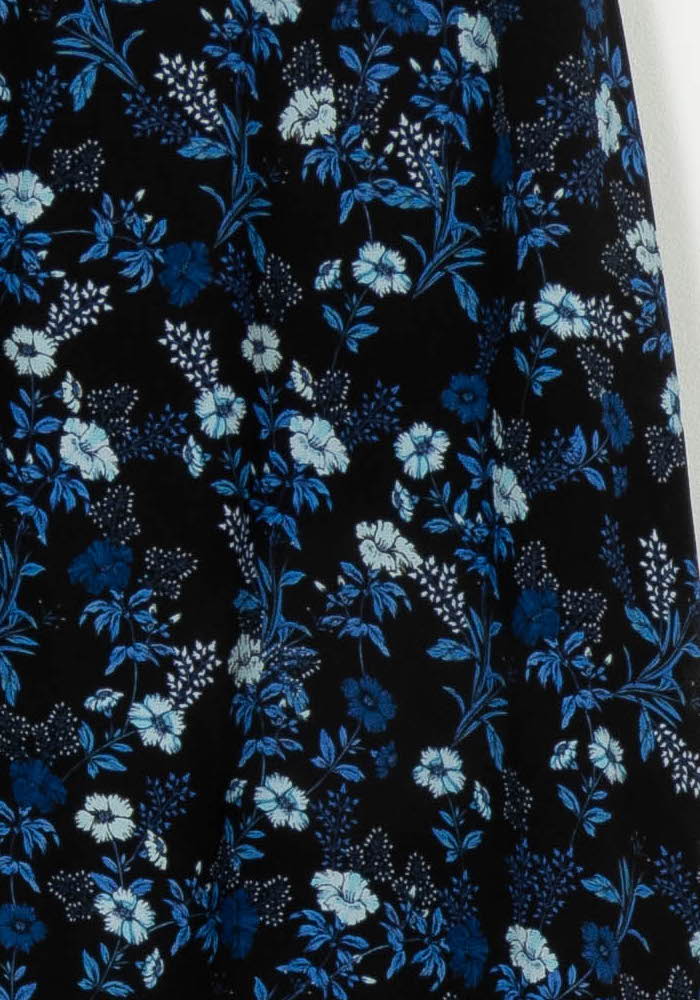 Jupe Midi Noire et Bleue - Taille S/36 de la marque The Kooples | PARAD85336 - Vendu par Paradigme - Image 3