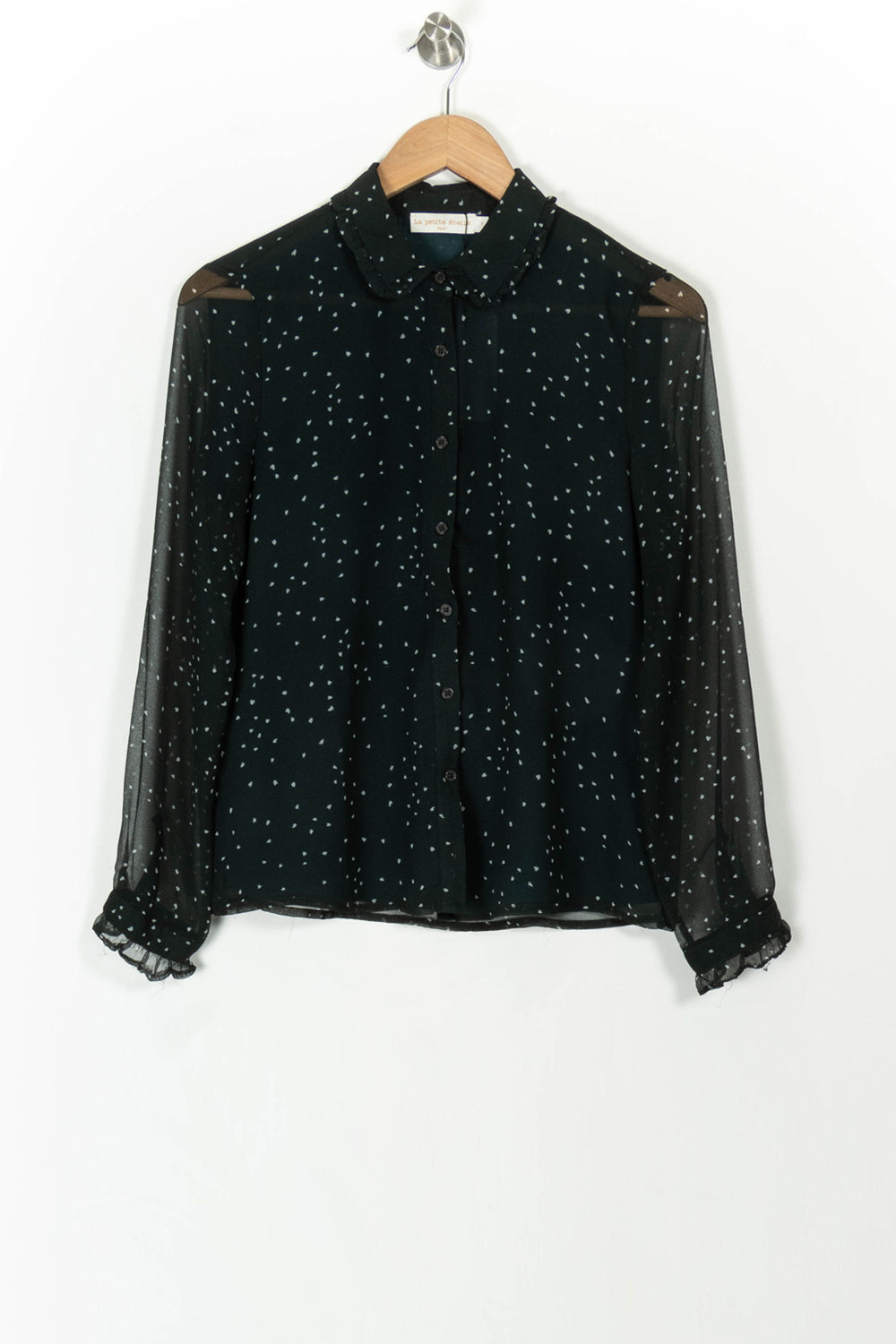 Blouse Verte à Pois Blancs - Taille S/36 de la marque La Petite Etoile | PARAD85340 - Vendu par Paradigme - Image 2