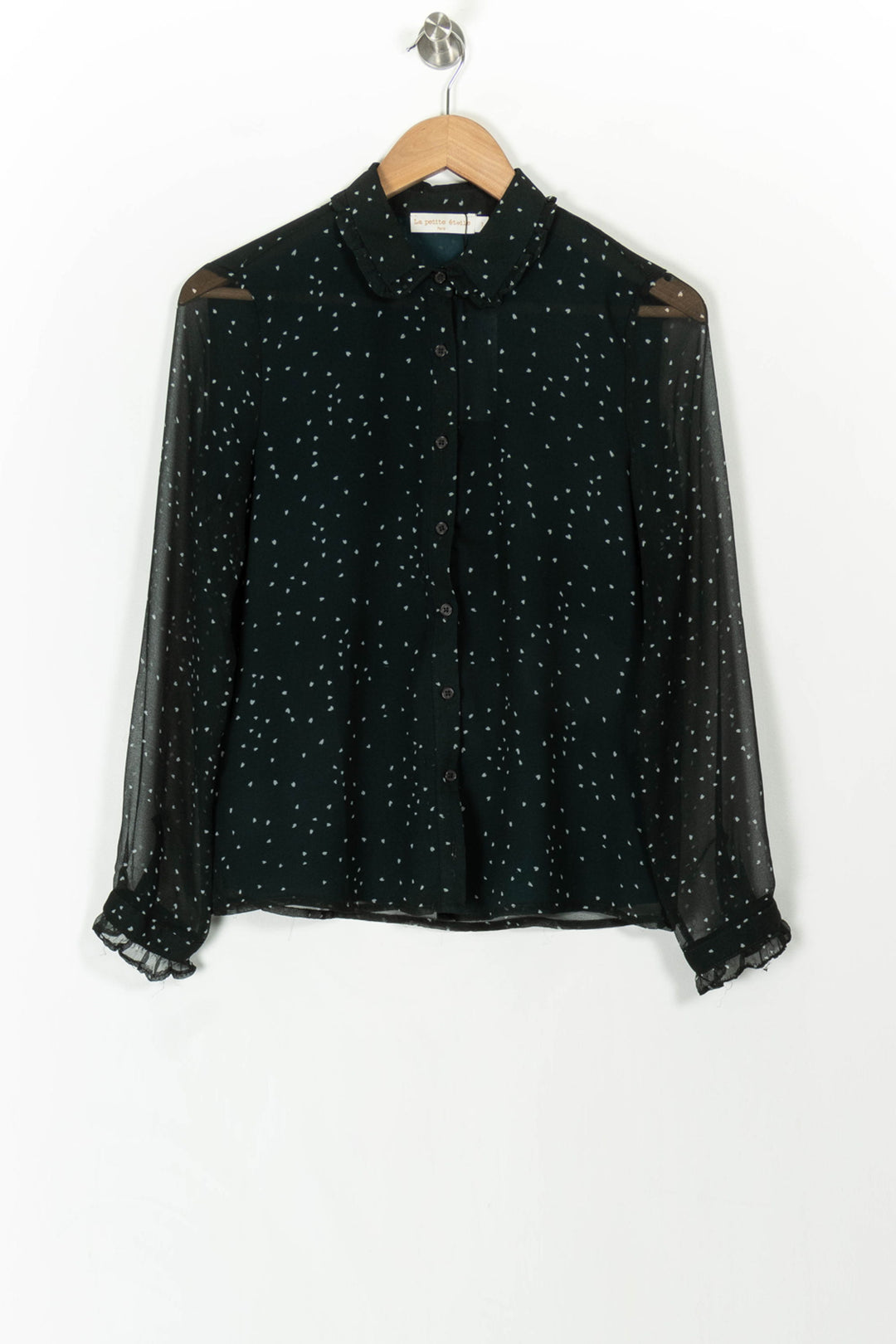 Blouse Verte à Pois Blancs - Taille S/36 de la marque La Petite Etoile | PARAD85340 - Vendu par Paradigme - Image 2