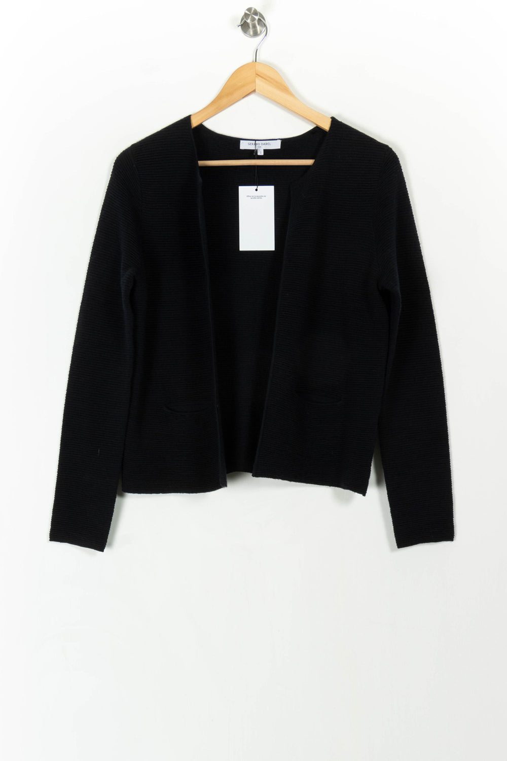 Cardigan Noir - Taille M/38 de la marque Gerard Darel | PARAD85351 - Vendu par Paradigme - Image 2