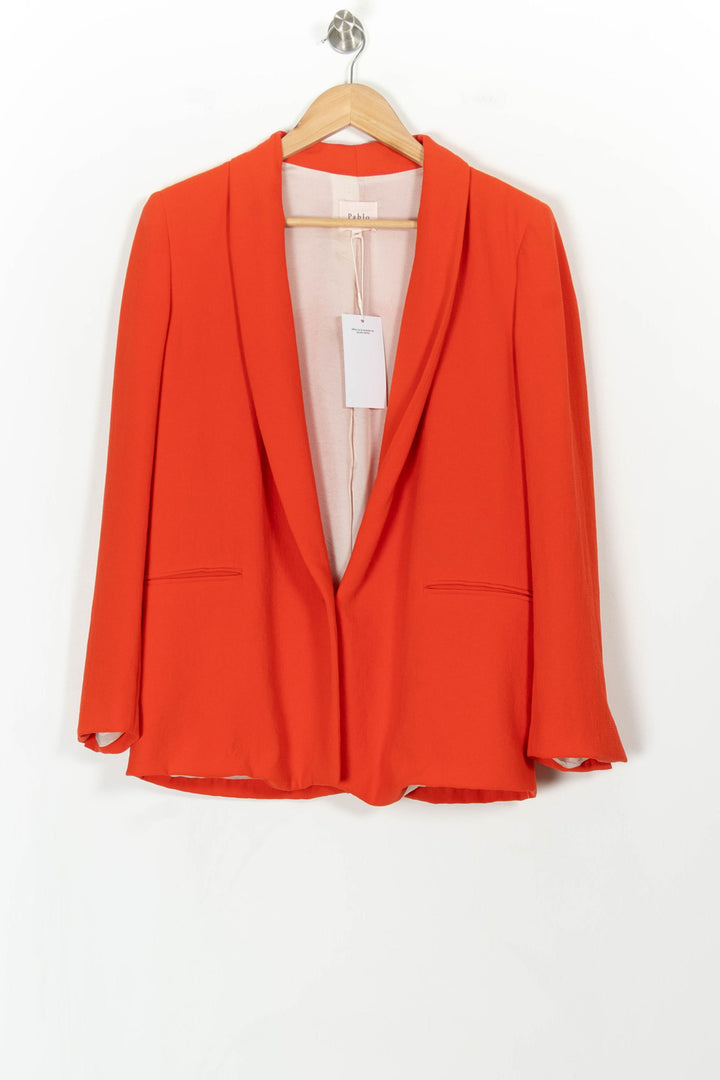 Blazer Rouge - Taille M/38 de la marque Pablo | PARAD85355 - Vendu par Paradigme - Image 2