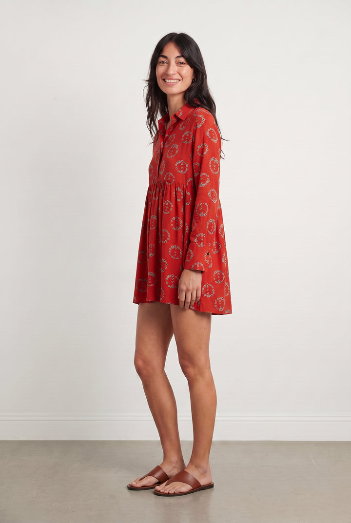 Robe Rouge et Blanche - Taille S/36 de la marque Sandro | PARAD85371 - Vendu par Paradigme - Image 1