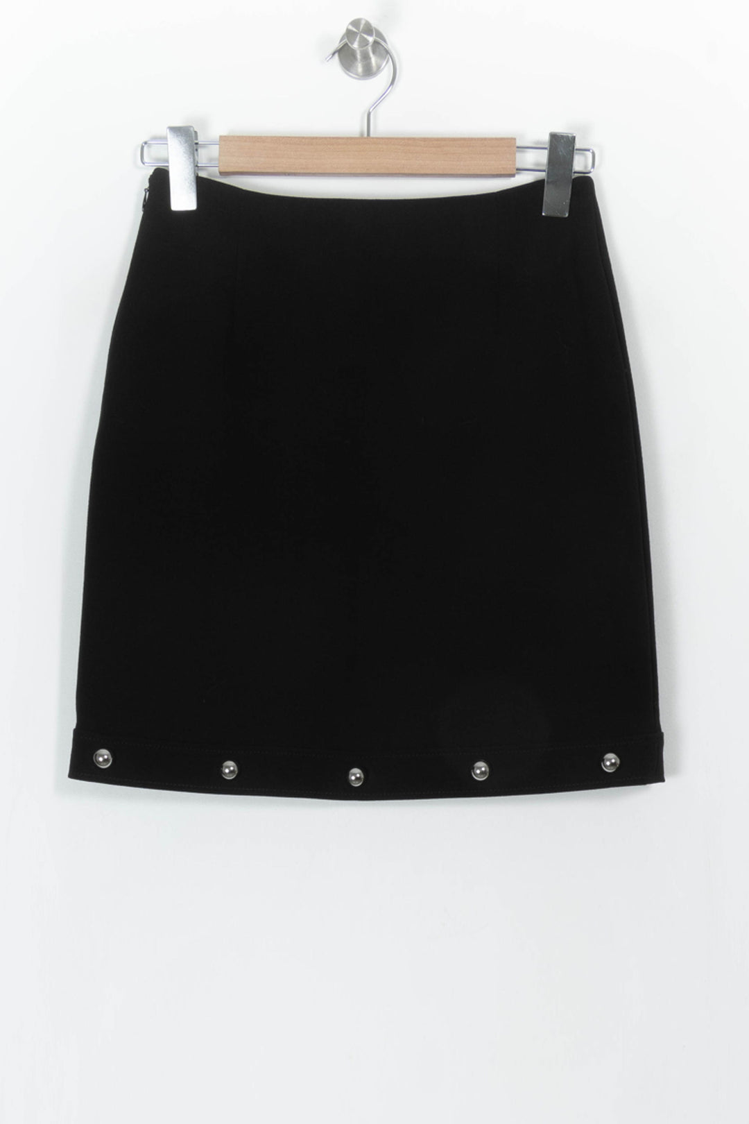 Jupe Courte Noire - Taille S/36 de la marque Claudie Pierlot | PARAD85373 - Vendu par Paradigme - Image 4