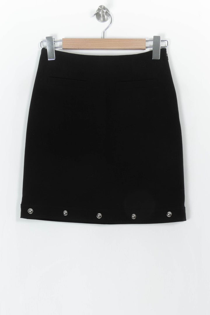Jupe Courte Noire - Taille S/36 de la marque Claudie Pierlot | PARAD85373 - Vendu par Paradigme - Image 2