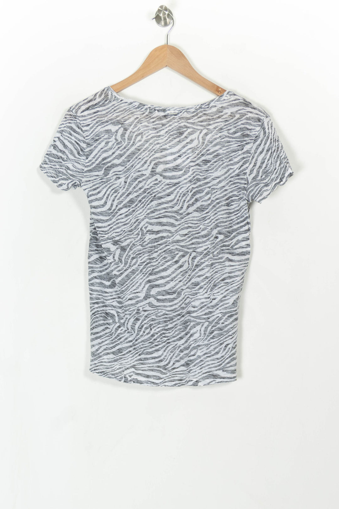 Tee-shirt Blanc et Gris - Taille S/36 de la marque IKKS | PARAD85374 - Vendu par Paradigme - Image 4