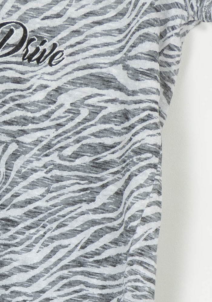 Tee-shirt Blanc et Gris - Taille S/36 de la marque IKKS | PARAD85374 - Vendu par Paradigme - Image 3