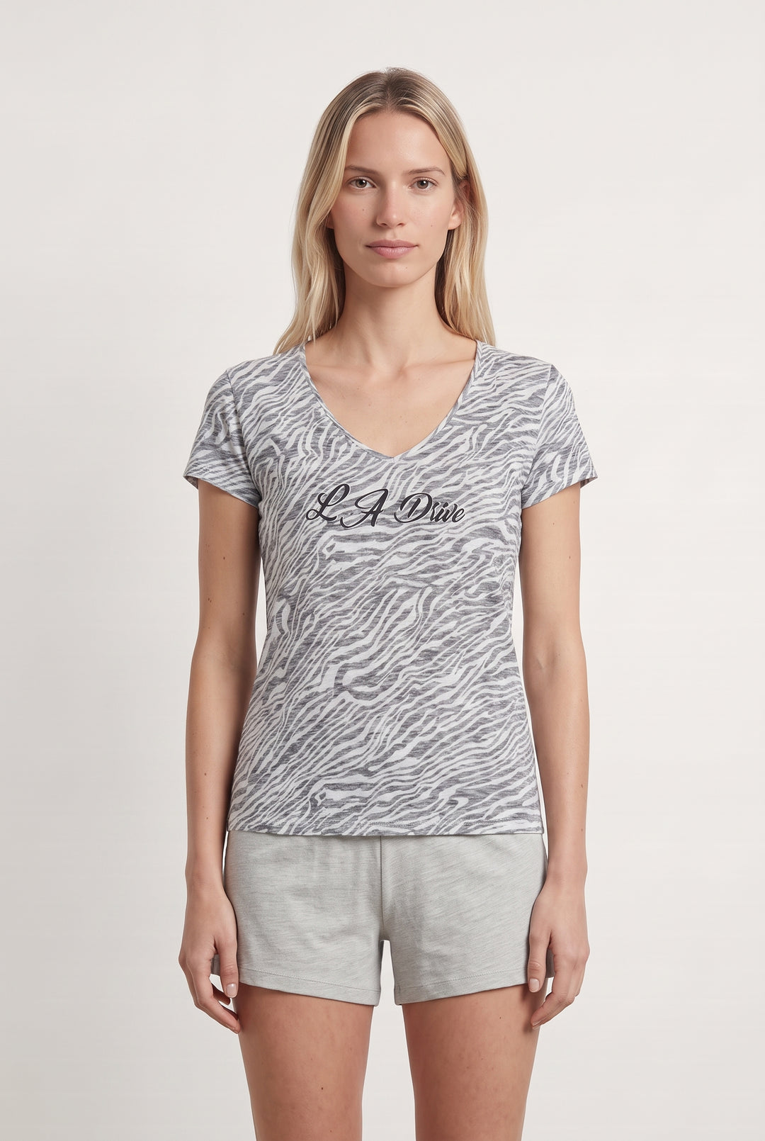Tee-shirt Blanc et Gris - Taille S/36 de la marque IKKS | PARAD85374 - Vendu par Paradigme - Image 1
