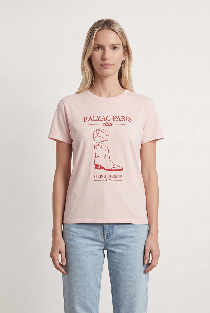 Tee-shirt Rose - Taille T.U. de la marque Balzac Paris | PARAD85378 - Vendu par Paradigme - Image 1