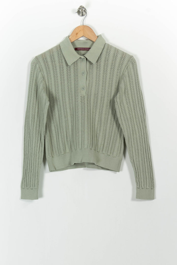 Pull Vert - Taille S/36 de la marque Comptoir des Cotonniers | PARAD85422 - Vendu par Paradigme - Image 2