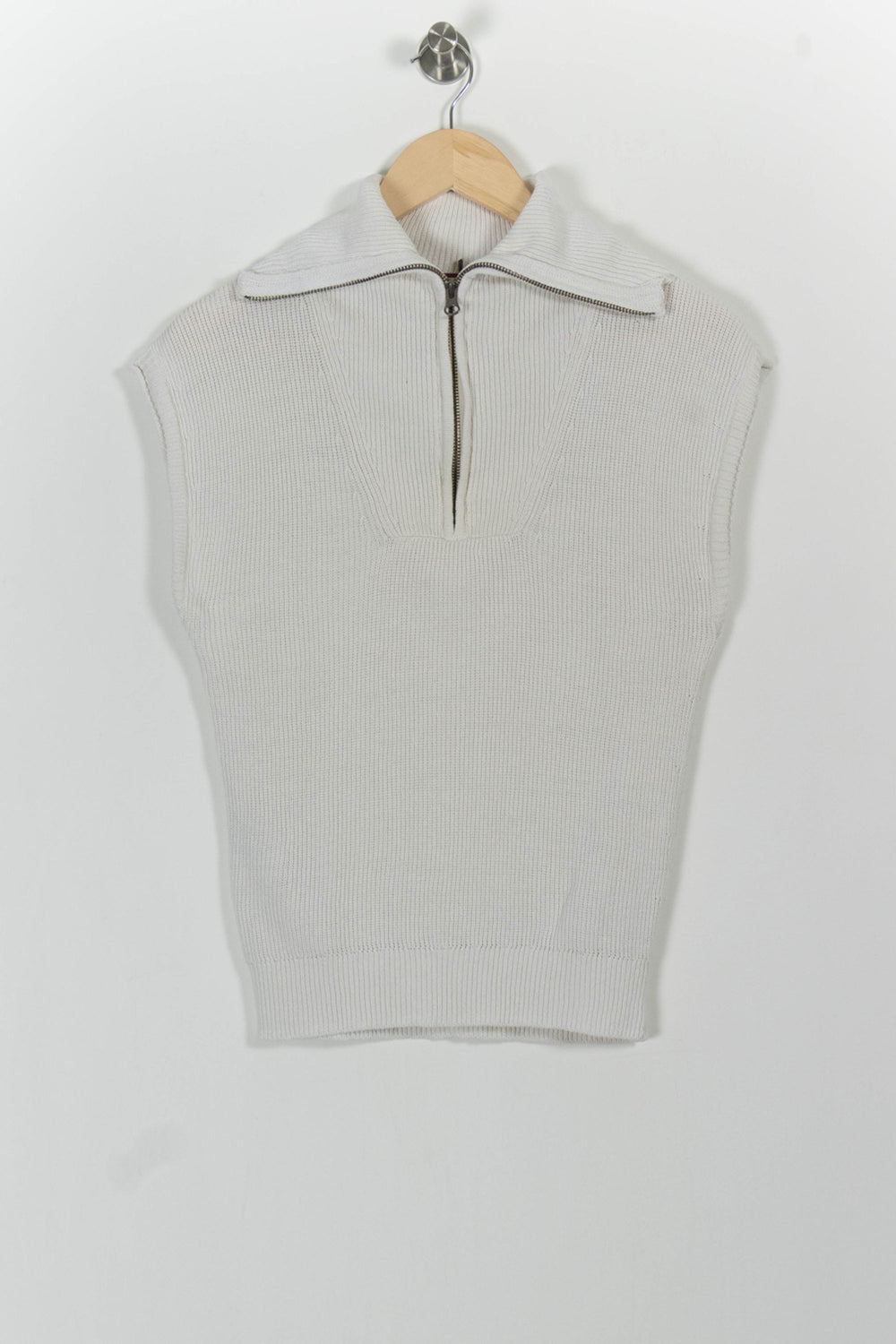 Débardeur Zippé Blanc - Taille XS/34 de la marque Comptoir des Cotonniers | PARAD85423 - Vendu par Paradigme - Image 2