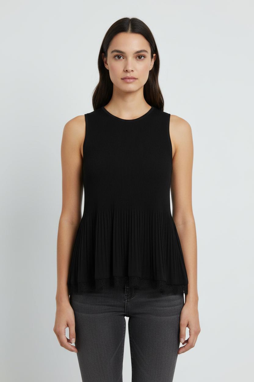 Débardeur Noir - Taille S/36 de la marque Comptoir des Cotonniers | PARAD85428 - Vendu par Paradigme - Image 1