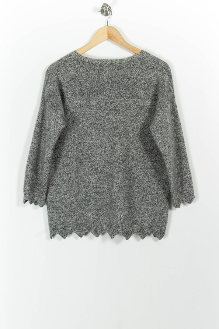Pull Gris - Taille L/40 de la marque Eric Bompard | PARAD85435 - Vendu par Paradigme - Image 4