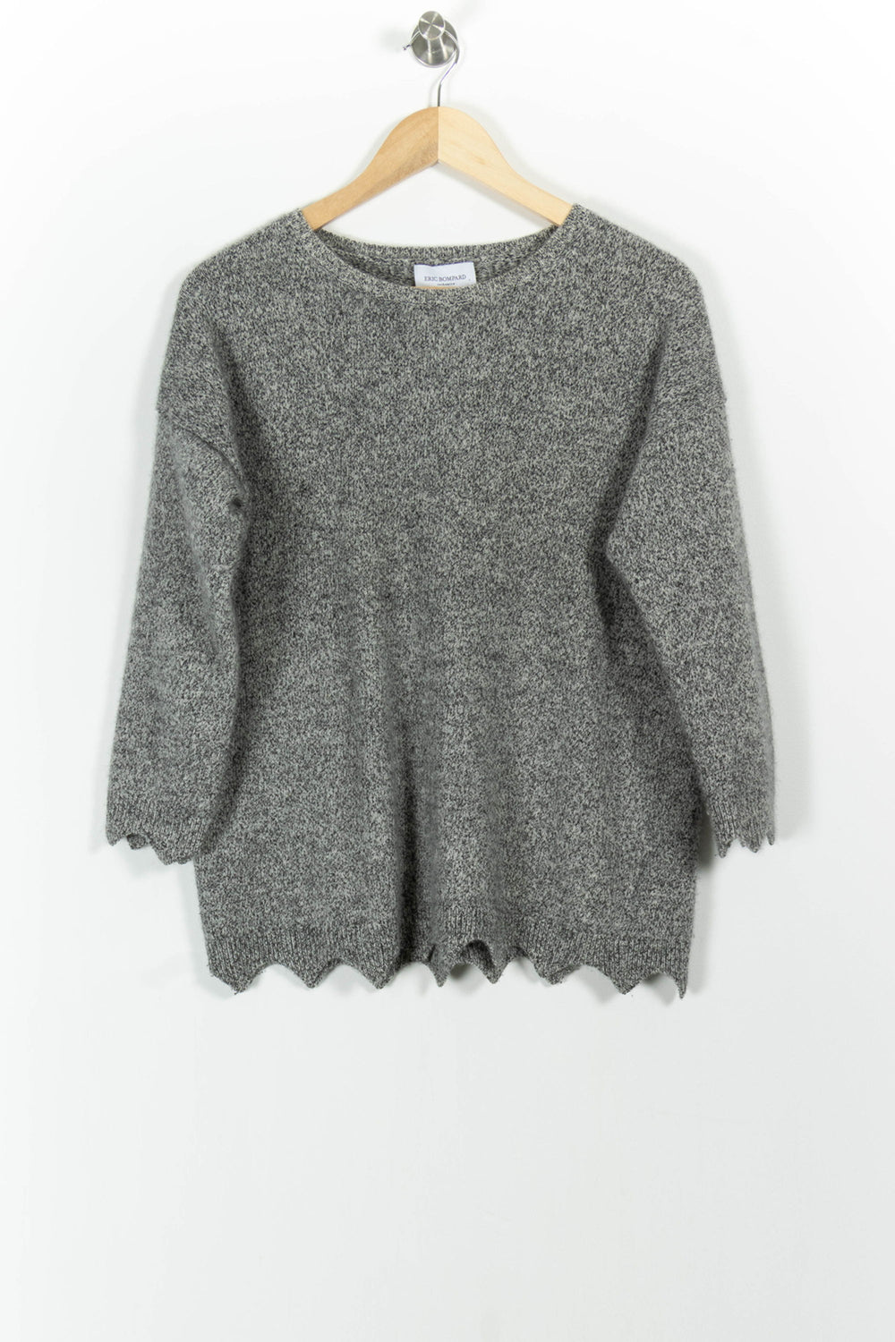 Pull Gris - Taille L/40 de la marque Eric Bompard | PARAD85435 - Vendu par Paradigme - Image 2