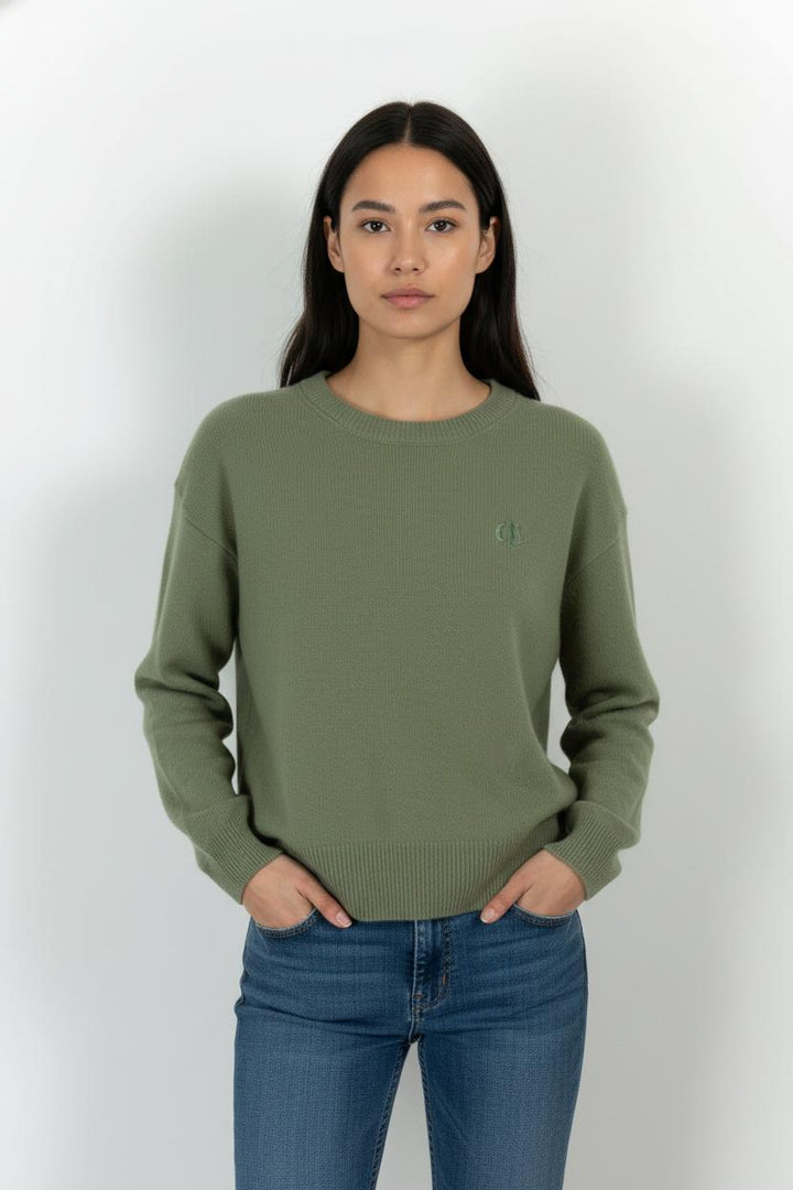 Pull Vert - Taille L/40 de la marque Claudie Pierlot | PARAD85441 - Vendu par Paradigme - Image 1