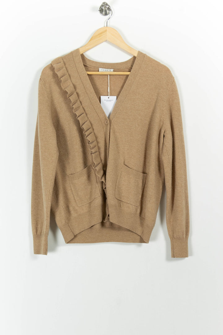 Cardigan Marron - Taille L/40 de la marque Sandro | PARAD85442 - Vendu par Paradigme - Image 2
