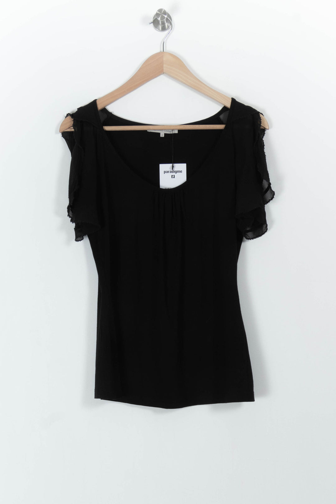 Top Noir - Taille M/38 de la marque Gerard Darel | PARAD85443 - Vendu par Paradigme - Image 2