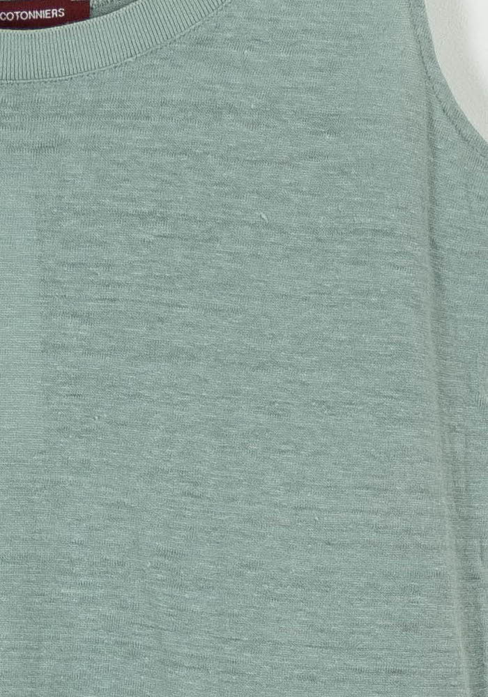 Débardeur Vert - Taille S/36 de la marque Comptoir des Cotonniers | PARAD85447 - Vendu par Paradigme - Image 3