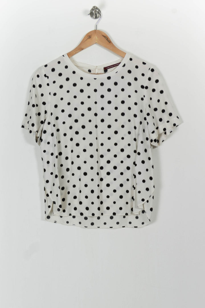 Blouse Blanche et Noire - Taille M/38 de la marque Comptoir des Cotonniers | PARAD85448 - Vendu par Paradigme - Image 2