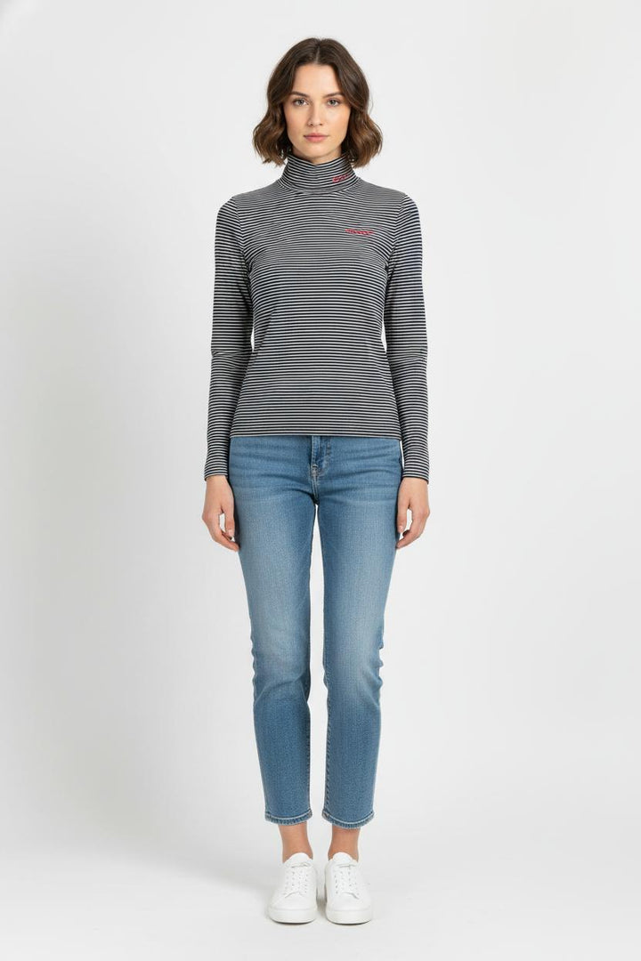 Pull Col Roulé Bleu et Blanc - Taille XS/34 de la marque Levi's | PARAD85453 - Vendu par Paradigme - Image 1