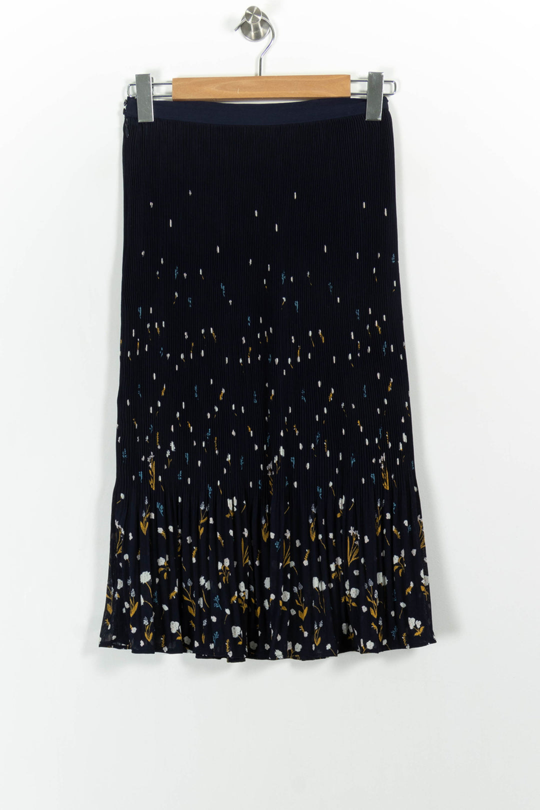 Jupe Plissée Noire et Jaune - Taille S/36 de la marque Comptoir des Cotonniers | PARAD85459 - Vendu par Paradigme - Image 4