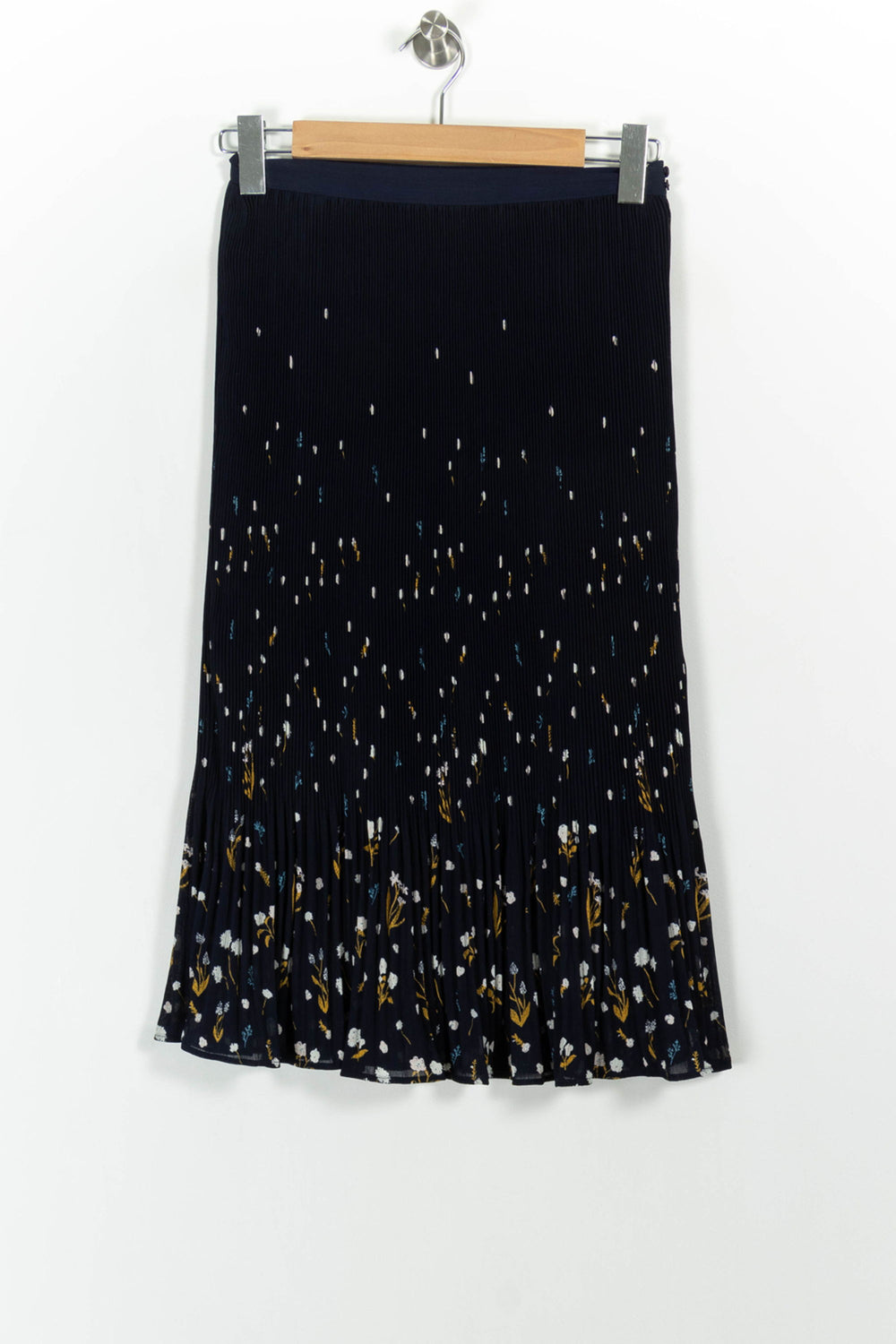 Jupe Plissée Noire et Jaune - Taille S/36 de la marque Comptoir des Cotonniers | PARAD85459 - Vendu par Paradigme - Image 2
