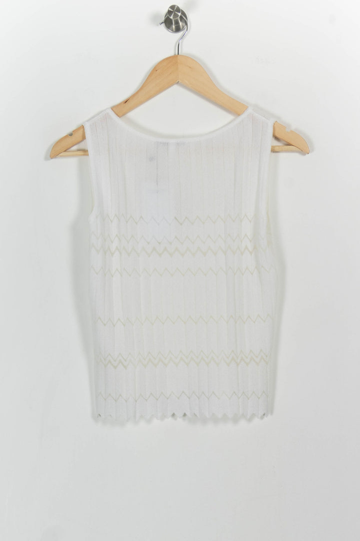 Débardeur Blanc - Taille L/40 de la marque Rodier | PARAD85471 - Vendu par Paradigme - Image 4