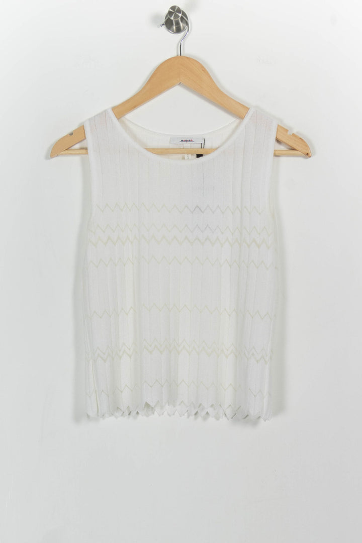 Débardeur Blanc - Taille L/40 de la marque Rodier | PARAD85471 - Vendu par Paradigme - Image 2