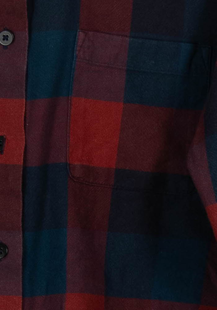 Chemise à carreaux Rouge et Bleu - Taille XL/42 de la marque Comptoir des Cotonniers | PARAD85477 - Vendu par Paradigme - Image 3