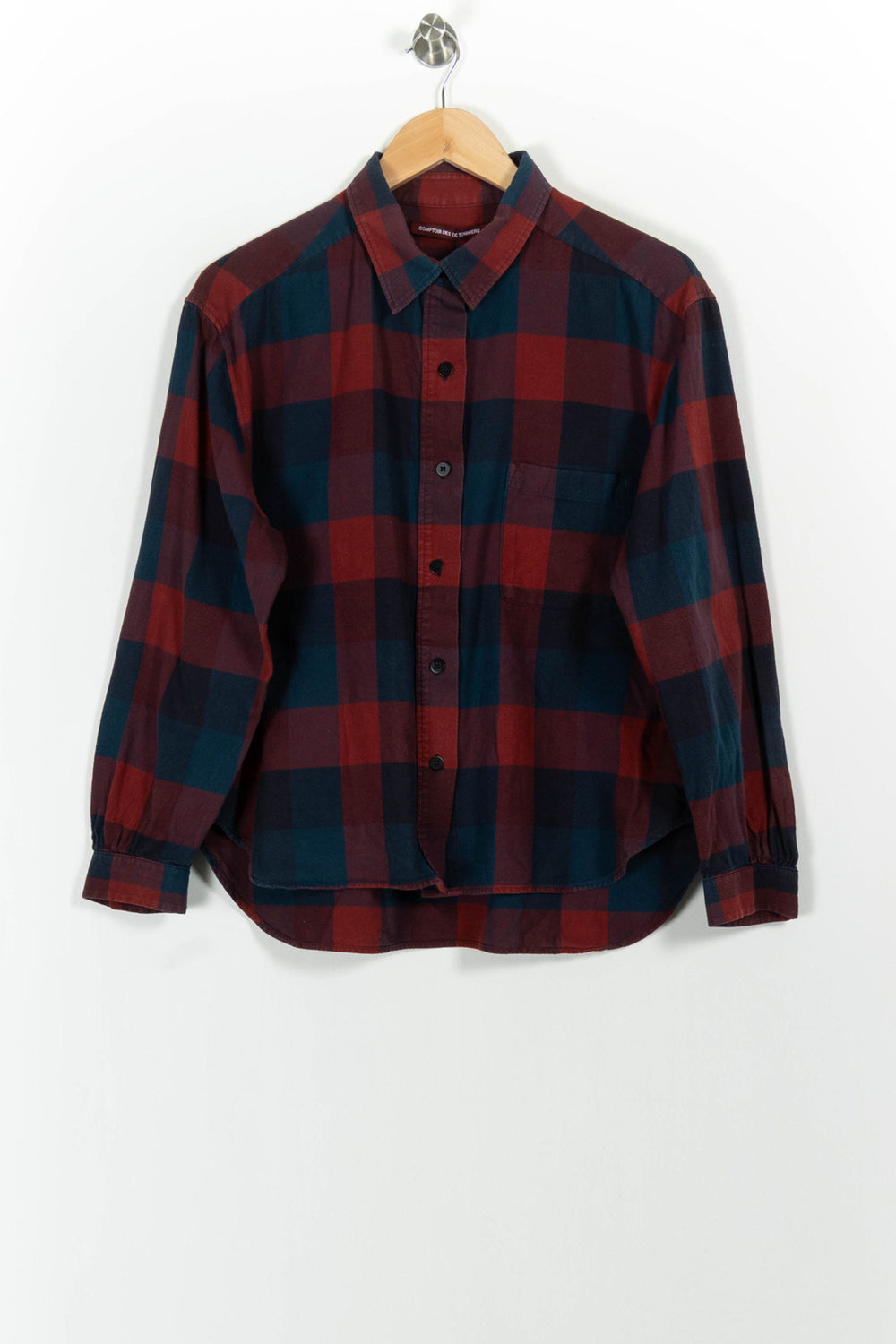 Chemise à carreaux Rouge et Bleu - Taille XL/42 de la marque Comptoir des Cotonniers | PARAD85477 - Vendu par Paradigme - Image 2