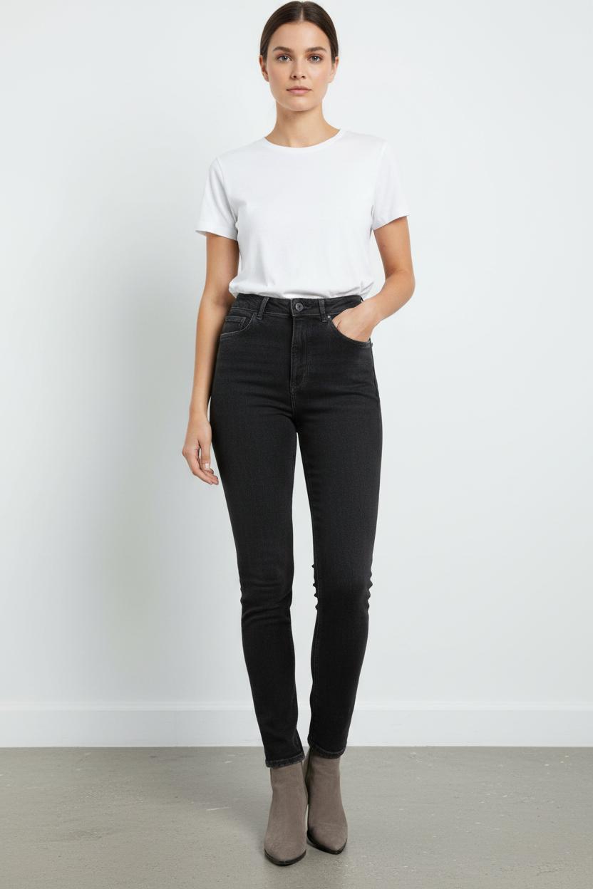 Jean Skinny Gris - Taille M/38 de la marque American Vintage | PARAD85480 - Vendu par Paradigme - Image 1