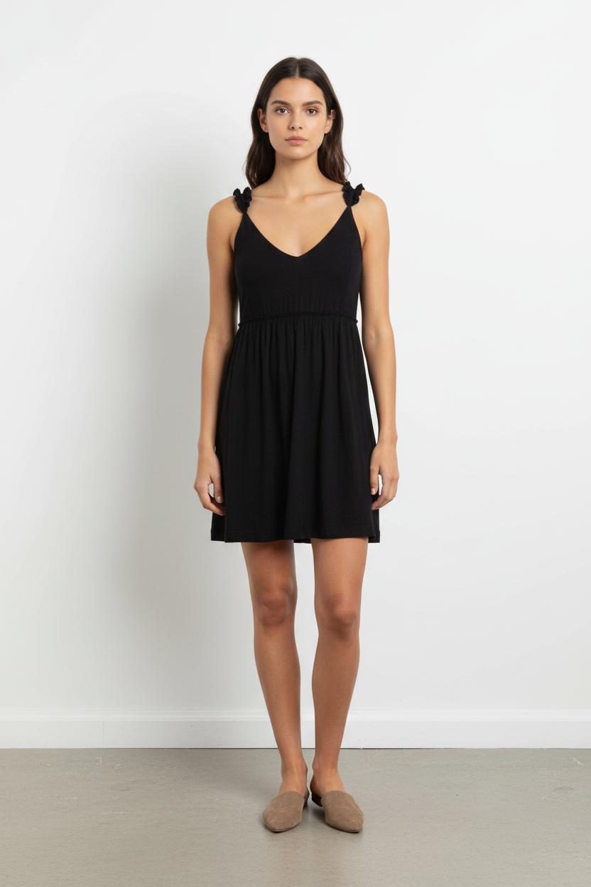 Robe Courte Noire - Taille M/38 de la marque SAAJ | PARAD85483 - Vendu par Paradigme - Image 1