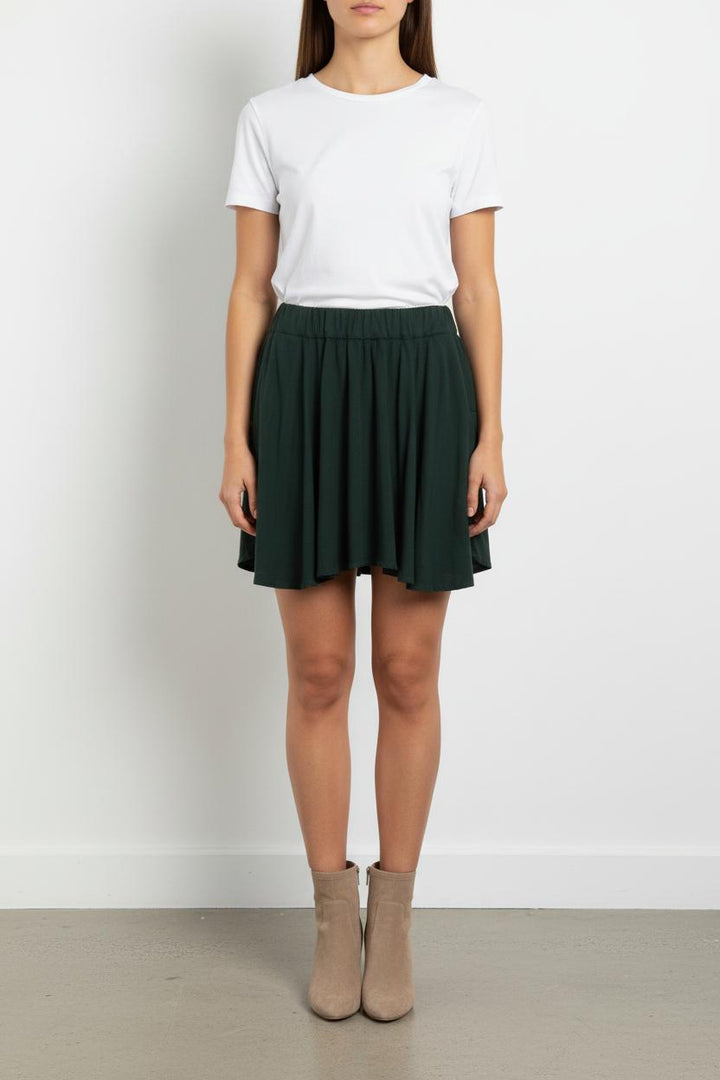Jupe Plissée Verte - Taille S/36 de la marque American Vintage | PARAD85490 - Vendu par Paradigme - Image 1